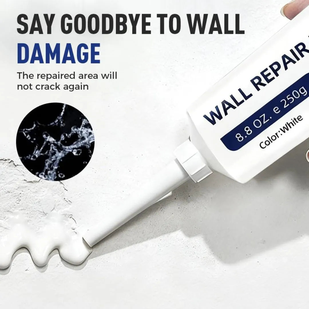 Filling nail hole in wall with repair compound
