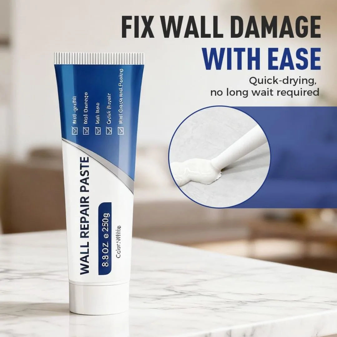 Scraper smoothing wall filler for invisible repair