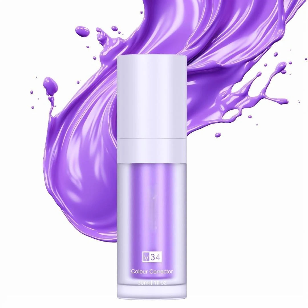 Purple whitening toothpaste product tube